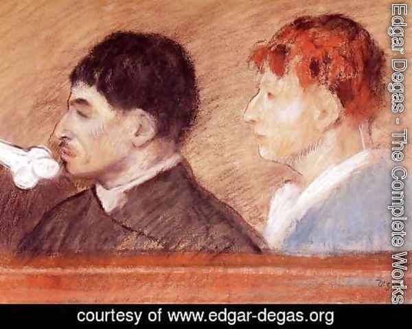 Edgar Degas - Criminal Physiognomies