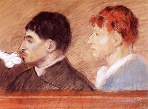 Edgar Degas - Criminal Physiognomies