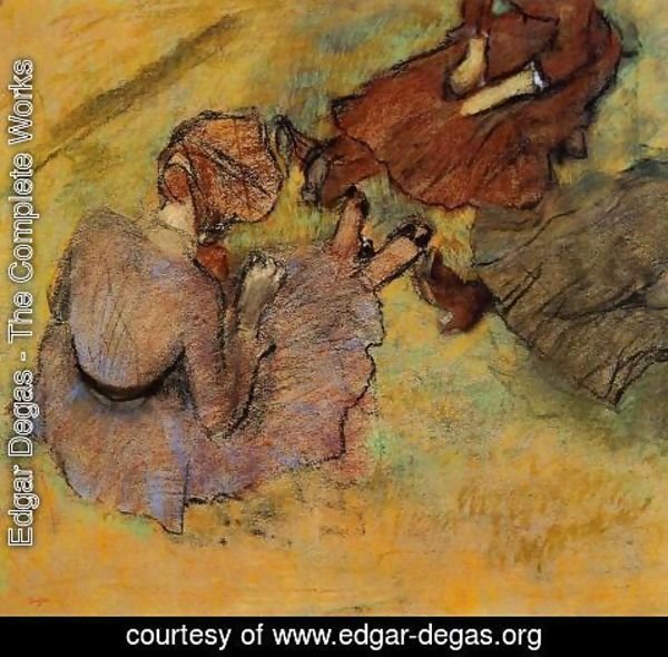 Edgar Degas - Woman Seated on the Grass