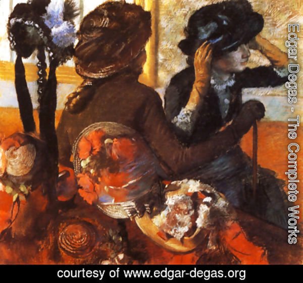 Edgar Degas - At the Milliner's I