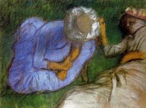 Edgar Degas - Young Women Resting in a Field