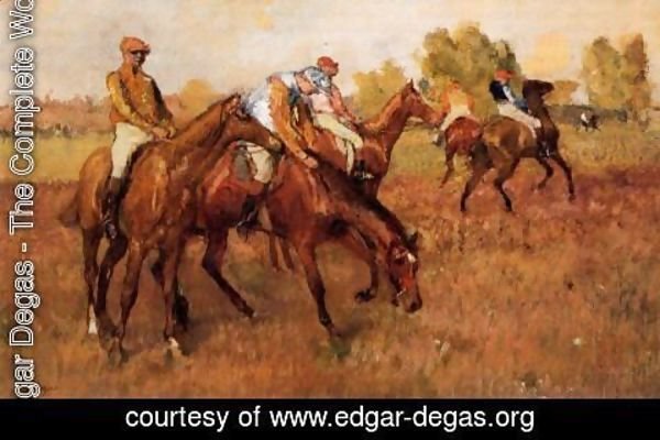 Edgar Degas - Before the Race IV