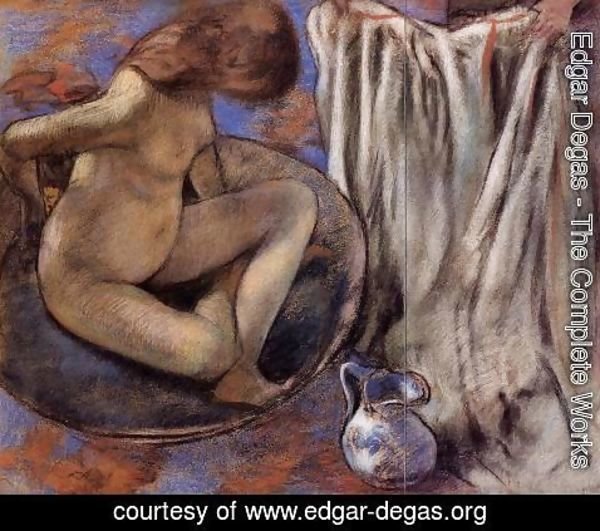 Edgar Degas - Woman in the Tub