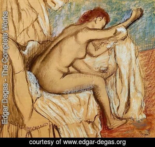Edgar Degas - Woman Drying Herself IV