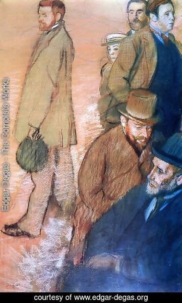 Edgar Degas - Six Friends of the Artist