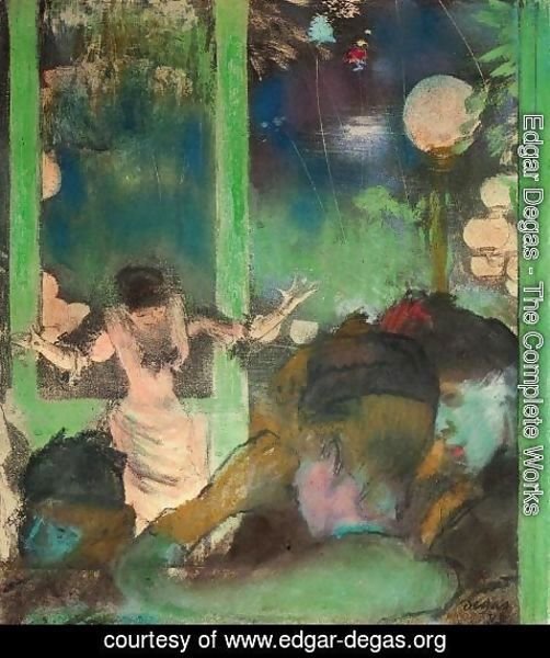 Edgar Degas - At the Cafe des Ambassadeurs I