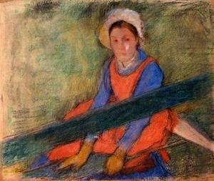 Edgar Degas - Woman Seated on a Bench
