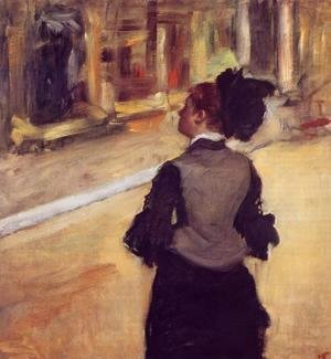 Edgar Degas - A Visit to the Museum