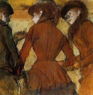 Edgar Degas - Three Women at the Races