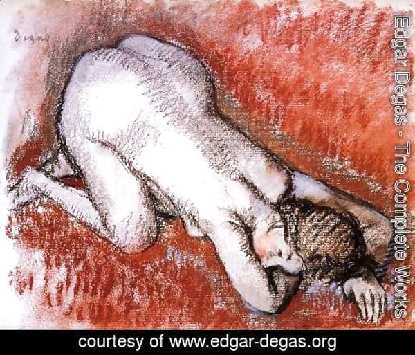 Edgar Degas - Kneeling Nude