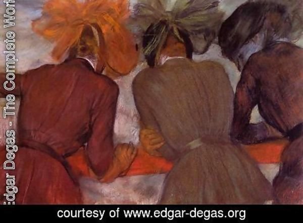 Edgar Degas - Women Leaning on a Railing
