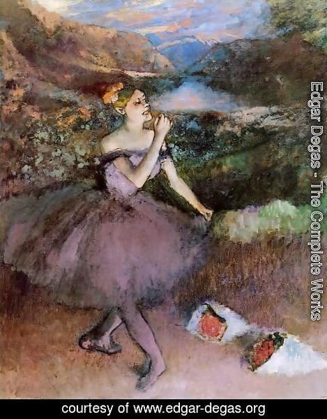 Edgar Degas - Dancer with Bouquets