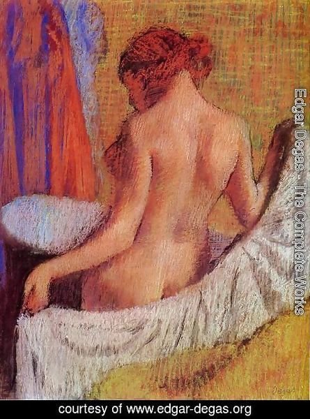 Edgar Degas - After the Bath VIII