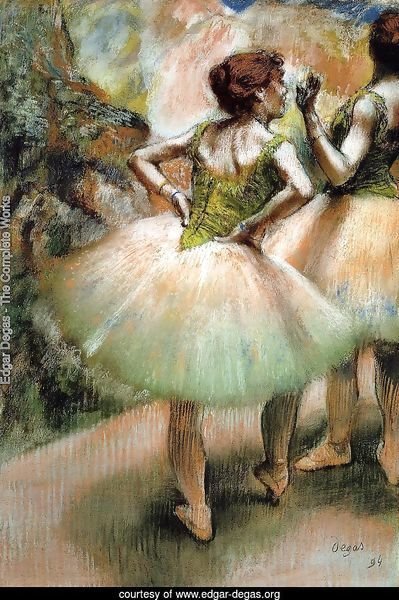 Dancers, Pink and Green I