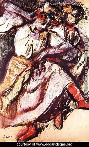 Edgar Degas - Two Russian Dancers