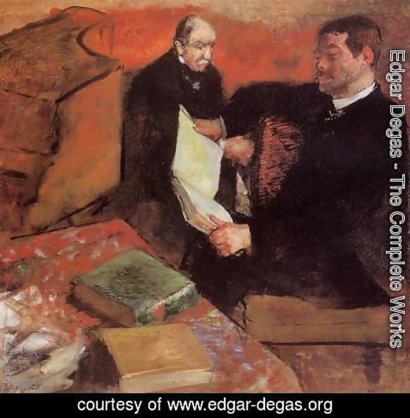 Edgar Degas - Pagan and Degas' Father