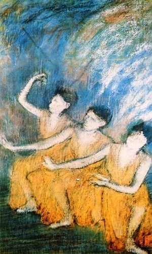 Edgar Degas - Three Dancers I