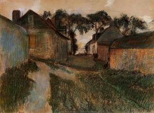 Edgar Degas - Rue Quesnoy, Saint-Valery-sur-Somme