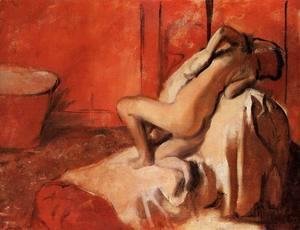 Edgar Degas - After the Bath XI