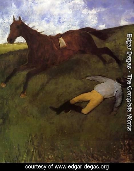 Edgar Degas - The Fallen Jockey