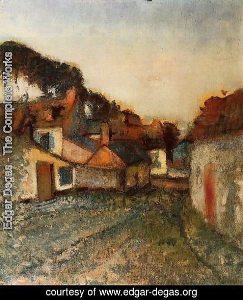 Edgar Degas - Village Street