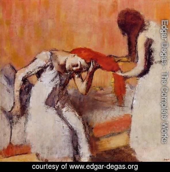 Edgar Degas - Combing the Hair II