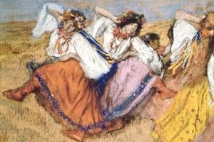 Edgar Degas - Russian Dancers III