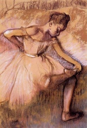Edgar Degas - Pink Dancer II