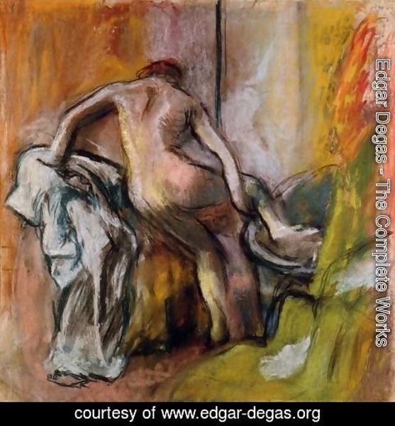 Edgar Degas - Leaving the Bath