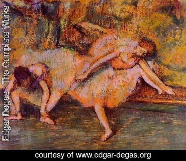 Edgar Degas - Two Dancers on a Bench