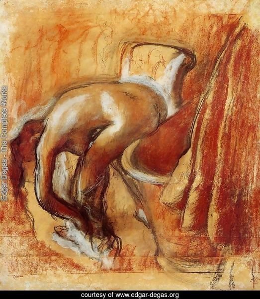 After the Bath, Woman Drying Herself IV