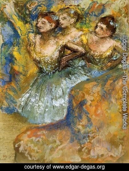 Edgar Degas - Group of Dancers I