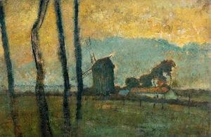 Edgar Degas - Landscape at Valery-sur-Somme