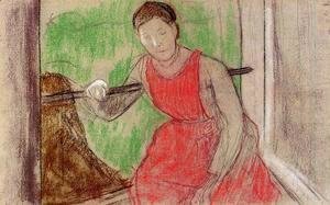 Edgar Degas - Woman at the Windoiw