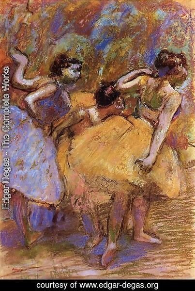 Edgar Degas - Dancers VII