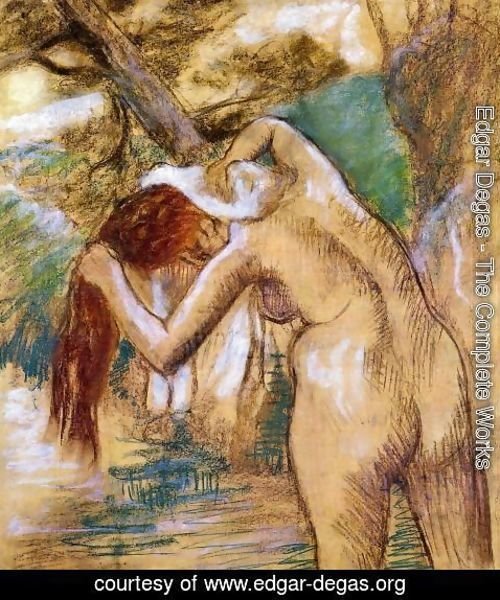 Edgar Degas - Bather by the Water