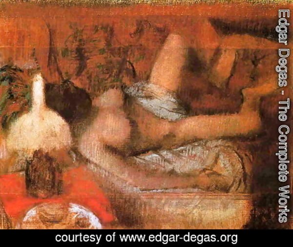 Edgar Degas - Reclining Nude