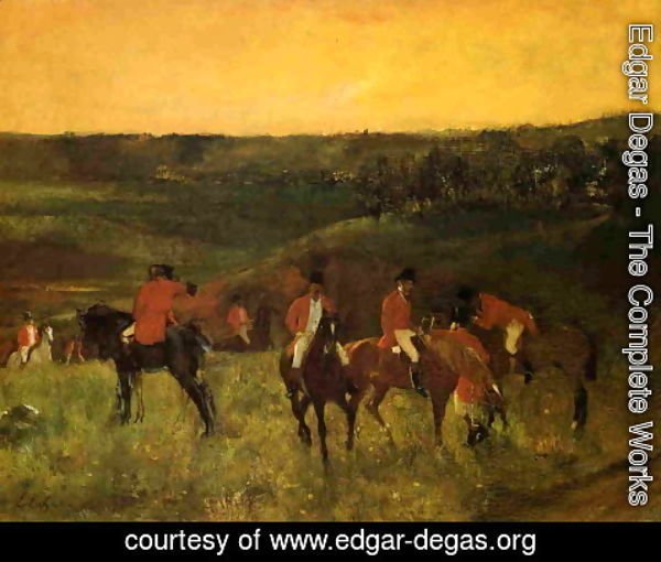 Edgar Degas - The Start of the Hunt