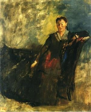 Edgar Degas - Woman Seated on a Canape