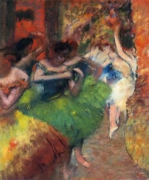 Edgar Degas - Dancers in the Wings II