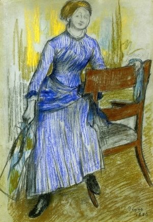 Edgar Degas - Helene Rouart (Mme. Marin)