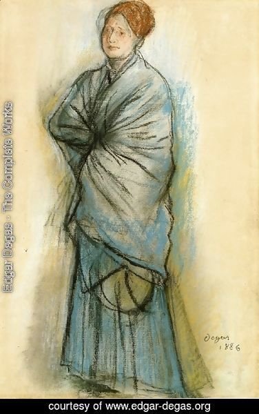 Edgar Degas - Woman in Blue