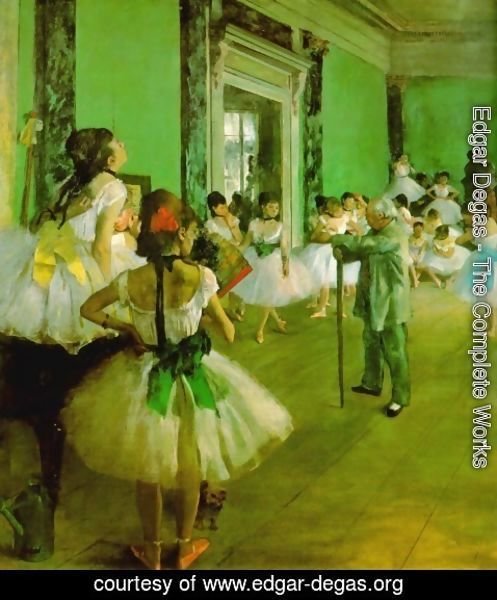 Edgar Degas - Dance Class II
