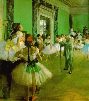 Edgar Degas - Dance Class II