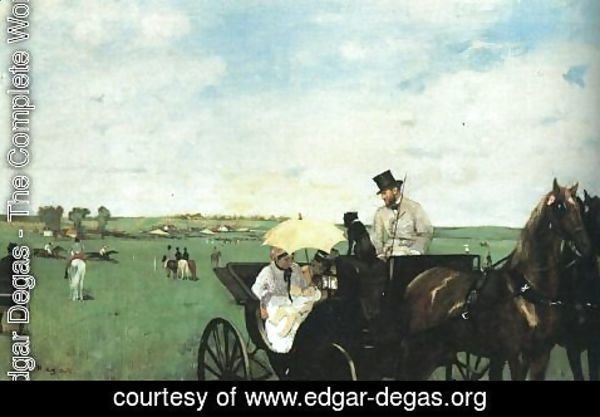 Edgar Degas - Aux Courses en Province