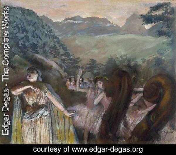 Edgar Degas - Aria after the Ballet