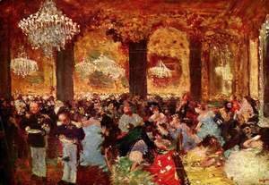 Edgar Degas - after Adolph of Menzels Ballsouper