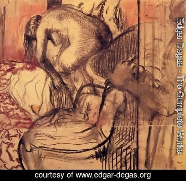 Edgar Degas - After the Bath 10