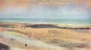 Edgar Degas - Beach at Ebbe