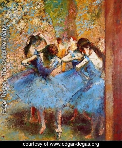 Edgar Degas - Blue Dancers